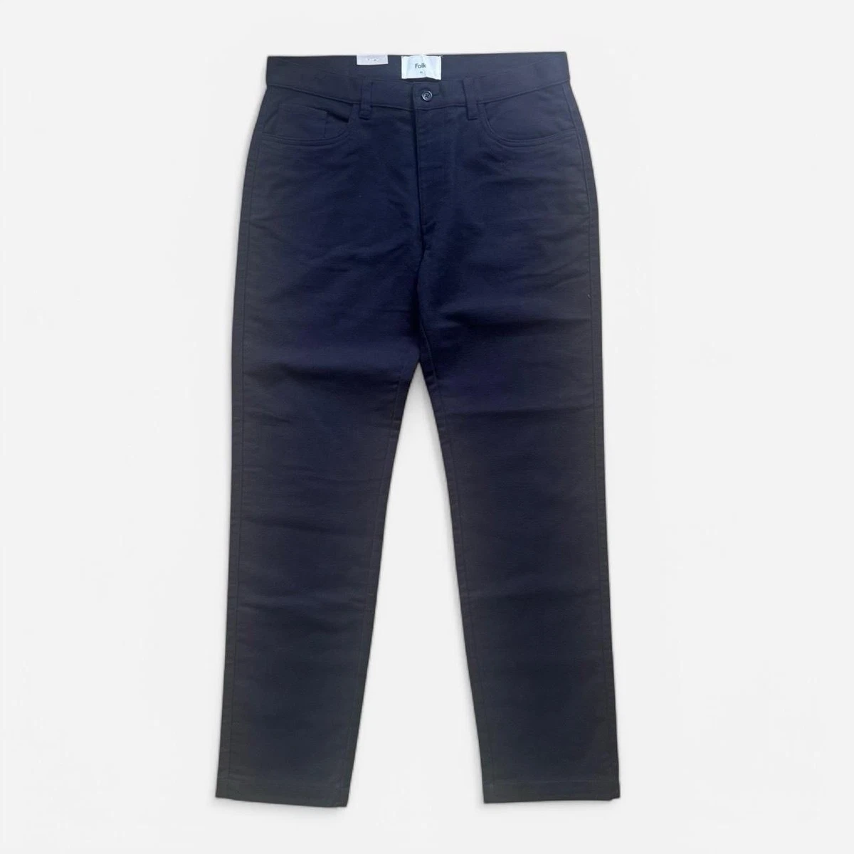 Jeans Uomo Fondo A Campana (flare) Retrò In Denim - Taglia Slim - Nuovo Senza Etichette