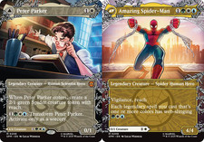 1x Peter Parker // Amazing Spider-Man (0208) - Borderless MTG - Marvel's Spider-