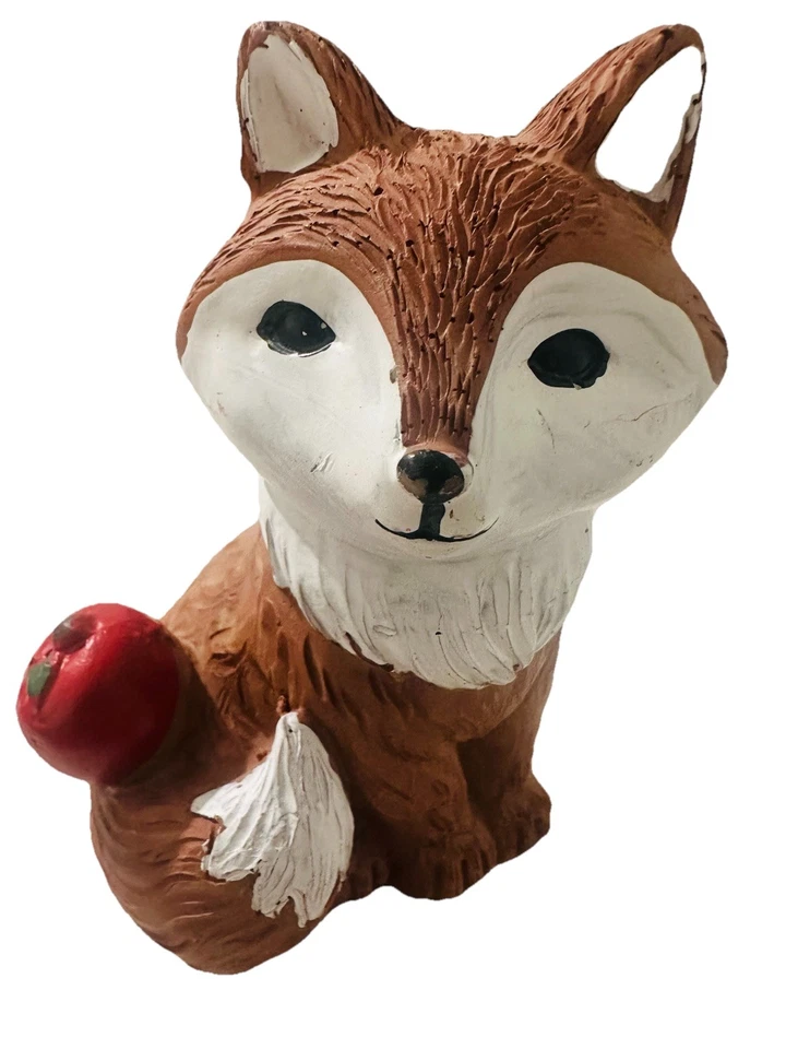 Fox 4” Figurine Resin Miniature Animal Sculpture Garden Decor  Traditional - Image 2 of 3