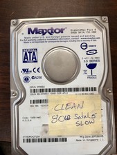 Maxtor DiamondMax Plus 9 80GB SATA 3.5 HDD 7200RPM 6Y080M0 Tested