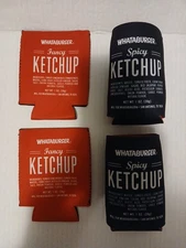 WHATABURGER REVERSIBLE COOZIES-LOT OF 2-BRAND NEW & RARE