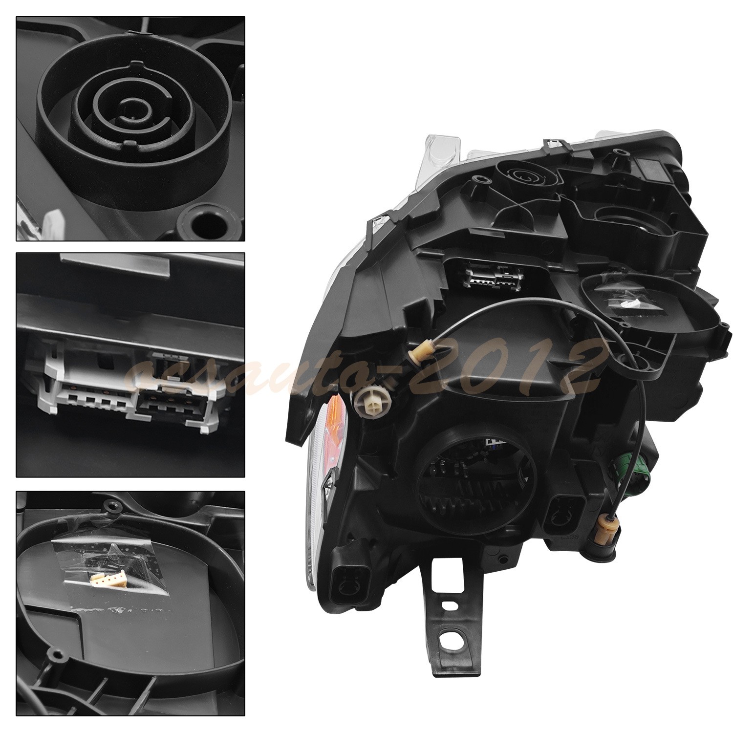 For Maserati Quattroporte Left &Right Side Headlight Assembly 2014-2017 89102323