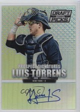 2013 Panini Prizm Perennial Draft Picks Silver Luis Torrens #57 Auto 4o3