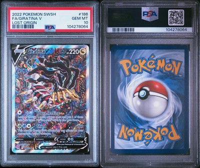 ポケモンカード 2022 Giratina V PSA 10 Pokemon 2022 Giratina V 186/196 Alt Art Lost Origin GEM MINT
