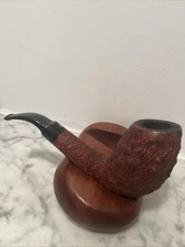 Ardor Urano Rusticated JUMBO Bent Briar Pipe, Italian - VERY RARE - Large