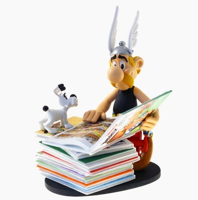 Plastoy 00128 Astérix Stapel Alben 14,8 cm NEU OVP Sammlerfigur
