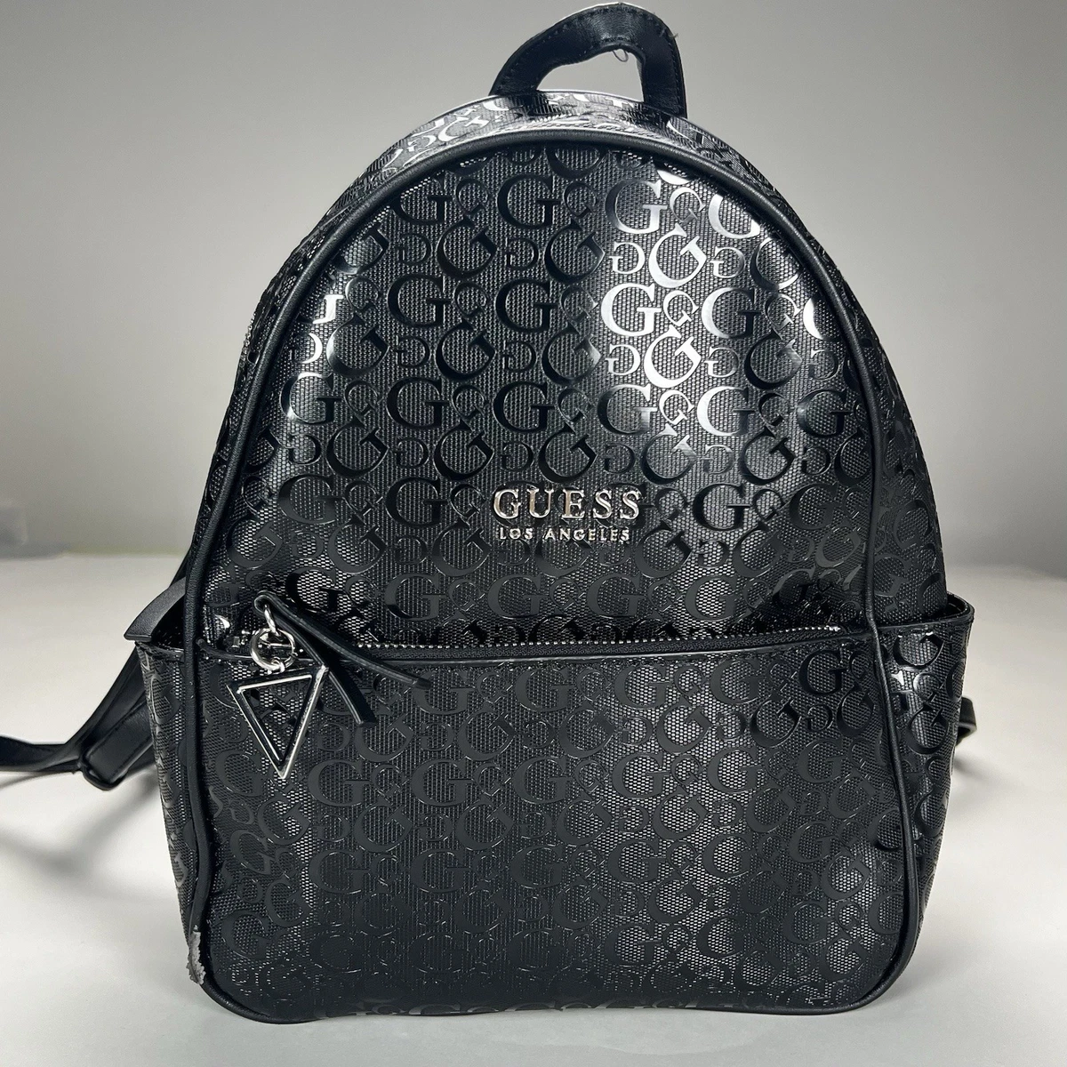 Guess Logo Mini Backpack Pandore DD672429 Black Logo Print Monogram NWT GUESS Backpacks for Women for sale - eBay main image 2