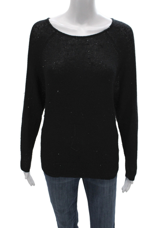 Joie Unisex Black Pullover Sweater Long Sleeve Classic Size M