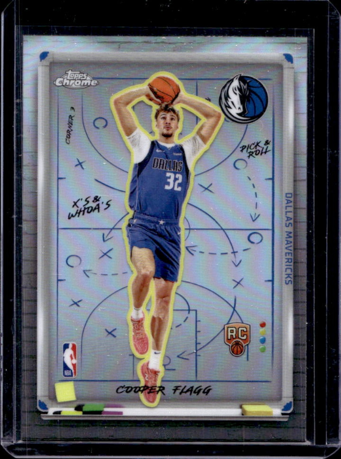 2025-26 Topps Chrome Cooper Flagg X's and Whoa's RC Refractor #XW-8 Mavericks