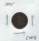 1895 Indian Head Penny C008 !!!Free Shipping!!!