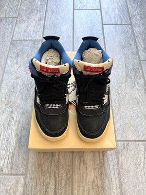 Jordan 4 Retro x Union LA Off Noir 2020 Mens Size 8.5