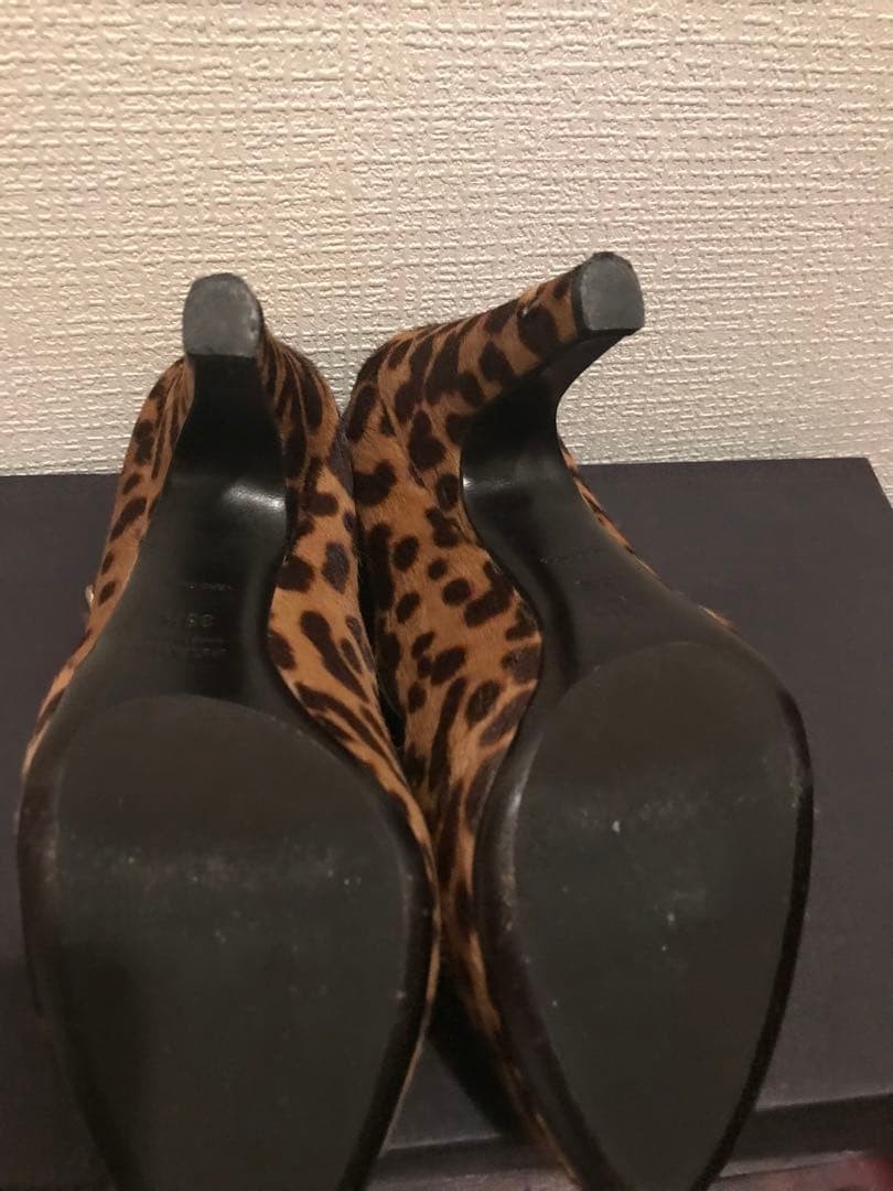 PRADA Pumps High-Heel Size:35.5/JP:22.5 Porcelain Brown/Beige 135142K Authentic thumbnail 4