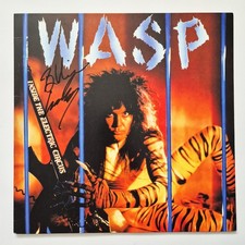 W.A.S.P. Inside The Electric Circus LP vinyl SIGNED by Blackie Lawless RACC COA