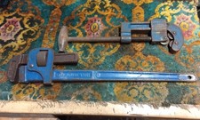 24"steelsons And  Pipe cutter Both Record Brand