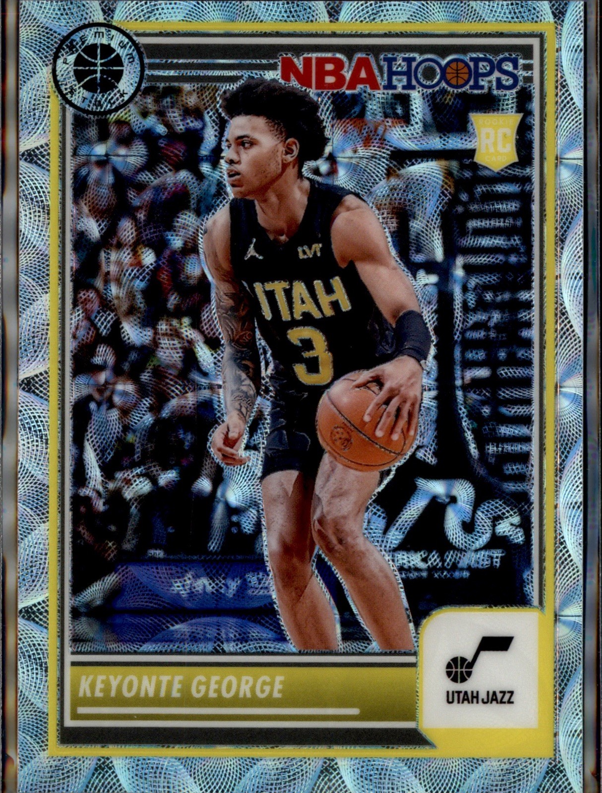2023-24 NBA Hoops Premium Stock Keyonte George Silver Scope Rookie #98