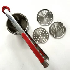 Bellemain Stainless Steel Potato Ricer w/ 3 Interchangeable Discs