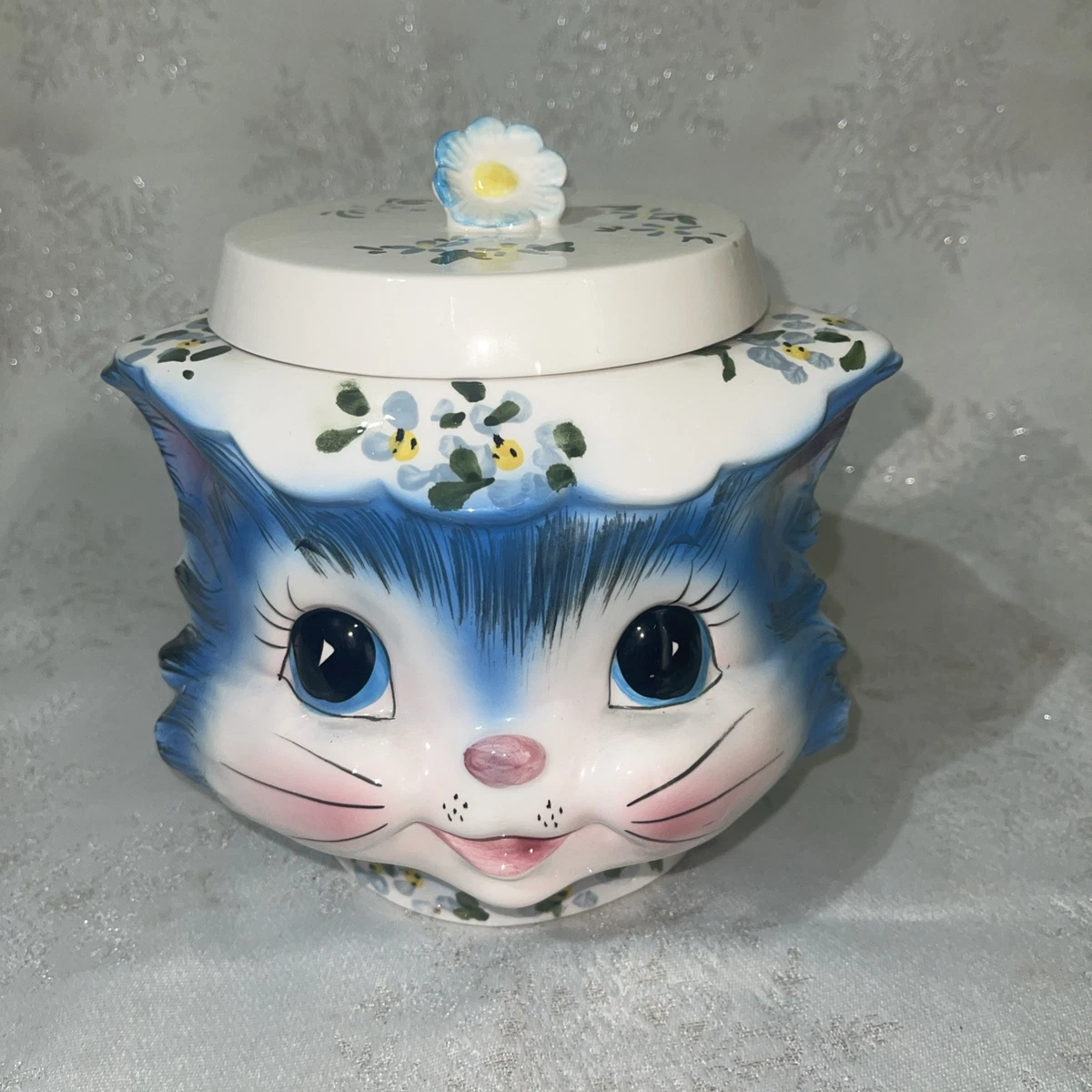 美品 Lefton レフトン ミス プリス キティ キャット クッキージャー