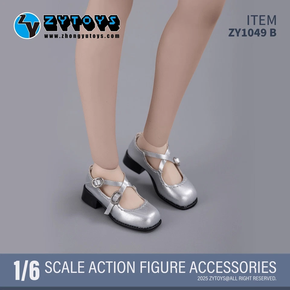 1/6 JK Estudiante Niña Zapatos Tenis para 12" Mujer Hot Toys Phicen Figuras de Acción Foto 3 de 4