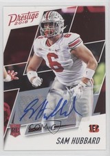 2018 Panini Prestige Rookie Signatures Sam Hubbard #262 Auto 3b8