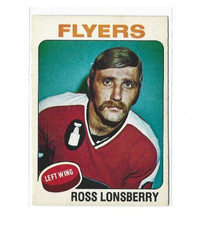 1975-76 O-Pee-Chee #110 Ross Lonsberry MARK
