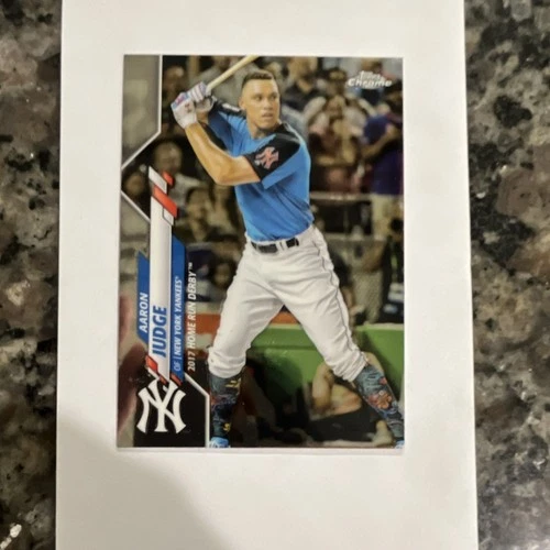 Topps 2017 Chrome Aaron Judge Home Run Derby #U-90 New York Yankees Card