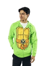 Teenage Mutant Ninja Turtles Michaelangelo  Men's Hoodie X-Large Read -stained