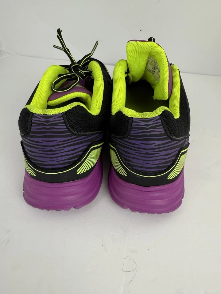 Catapult Womens Sz 11 Running Shoes Black Neon Green Purple Workout - Изображение 3 из 4