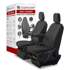 Ford Transit Custom (2013-2023) 2 X Single Front Seat Covers Embroidery 275 Bem