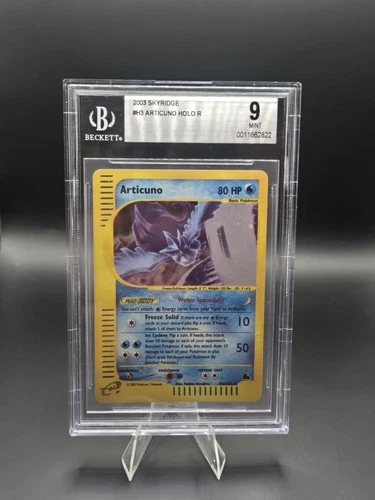 2003 POKEMON SKYRIDGE #H3 ARTICUNO-HOLO R BGS 9