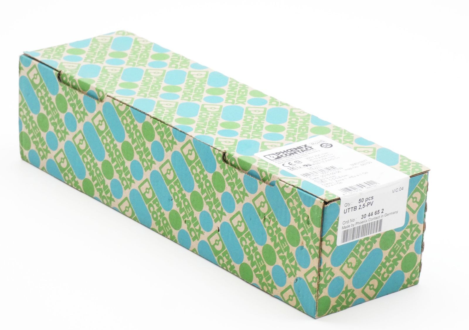 50x Phoenix Contact UTTB 2,5-PV 3044652 300V 20A max. Doppelstockklemme -sealed-