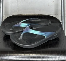 OOFOS Womens 6 OOlala Luxe Sandal Frost SW