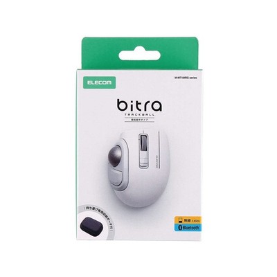 ELECOM bitra Trackball Mouse Bluetooth 5 Buttons White M-MT1MRSAWH from Japan