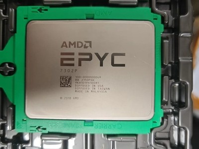 AMD EPYC 7302P Unlocked 3.0GHz 16-Cores 32-Threads 155W 128MB SP3 CPU Processor