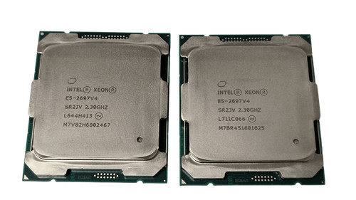 Matched Pair Intel Xeon E5-2697 V4 2.3GHz 18-Core Processor CPU LGA2011 SR2JV