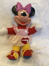 Vintage Mattel Minnie Mouse 'Learn to Dress Me' Doll 1989