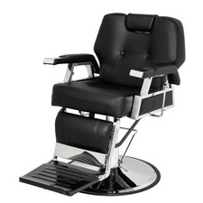 Black Hydraulic Reclining Barber Chair Salon Spa Beauty Equipment Heavy Duty New