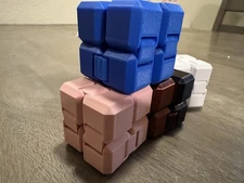 3D Printed Infinity Cube Fidget Toy 2 Pack 