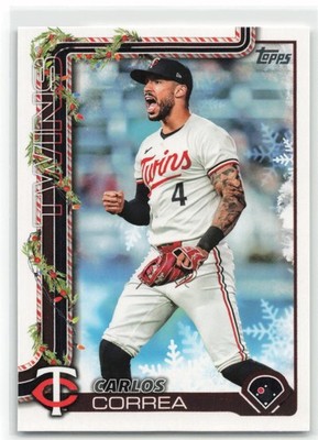 2025 Topps Holiday Carlos Correa #H175 Minnesota Twins | eBay