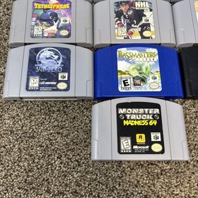 Nintendo 64 N64 Game Lot Of 10 Tested