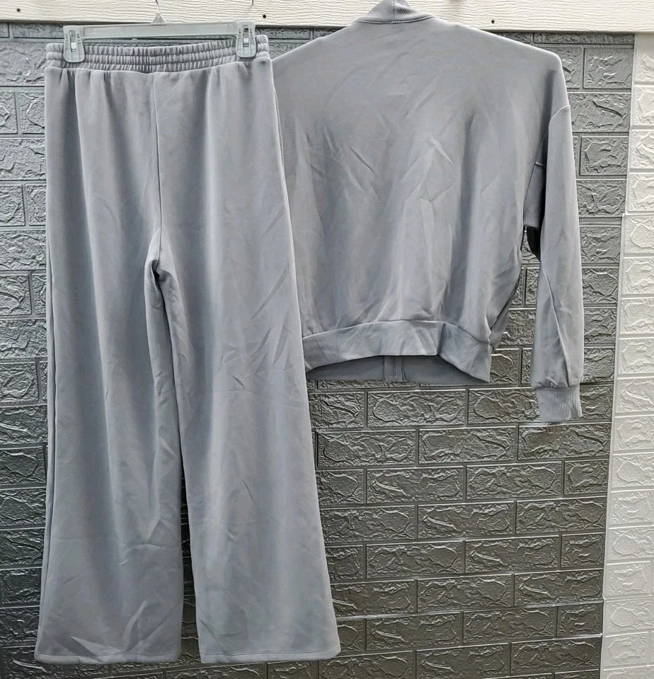 Новый Victoria's Secret VSX невесомый трикотажа полный молнии куртка Sz 8 и брюки Sz Sm синий - Изображение 4 из 4