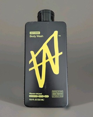 W Labs Deep Woods Body Wash Exfoliating Odor-Fighting Hydrating 18 fl oz