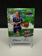 Madison Conner AUTO Hoja Metal Mujeres De De Deporte #2/5 Aro Queens Verde Prismático