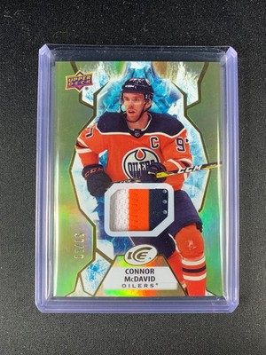 Connor McDavid Ice Patch /15 #20 2021-22 Upper Deck Ice Hockey Oilers Edmonton