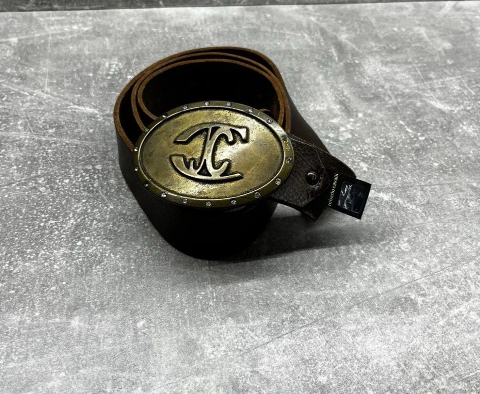 Cinturón de cuero Roberto Cavalli vintage Foto 4 de 4