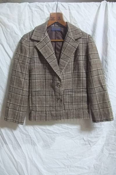 Pendleton Wool Check Tailored Jacket USA Made Men… - image 1