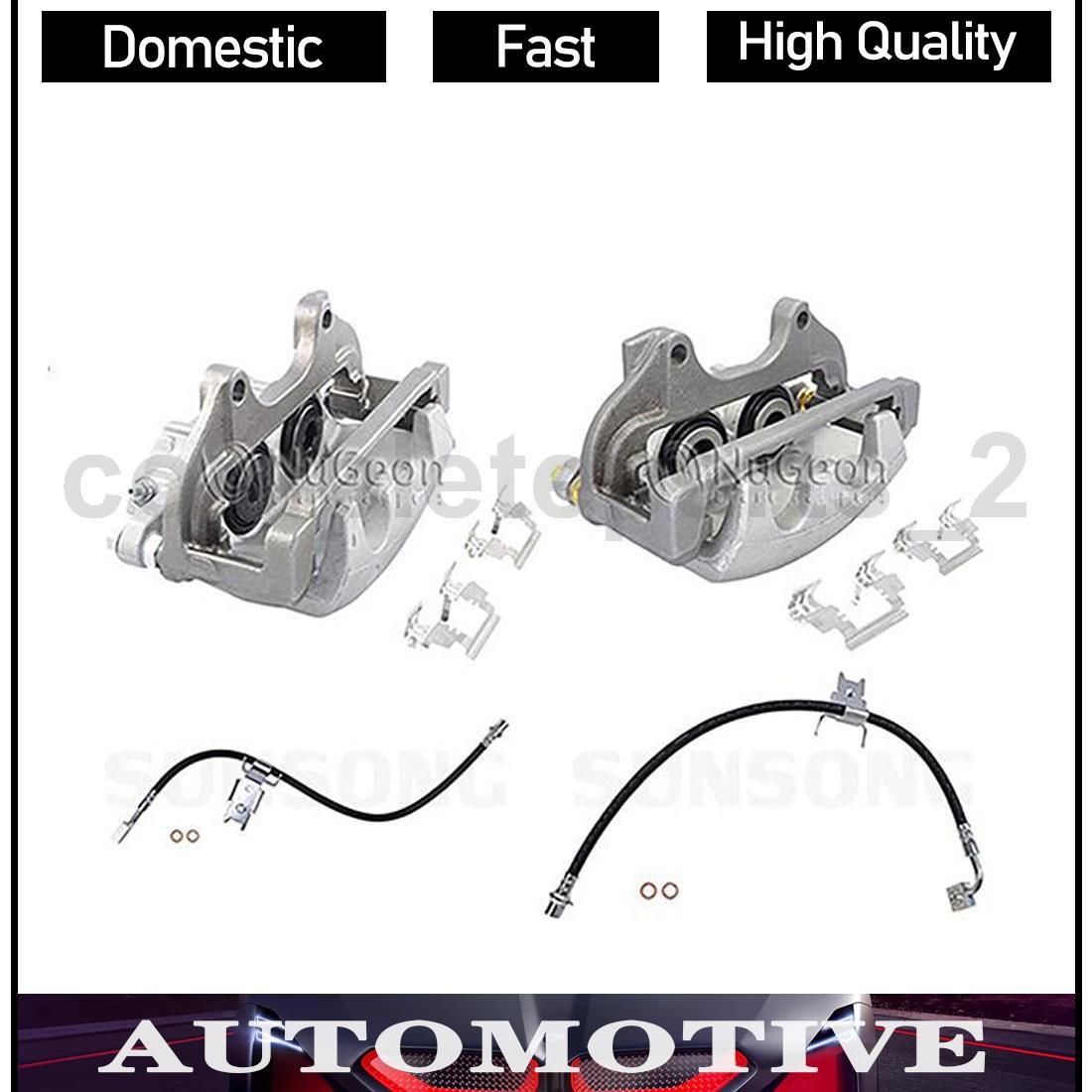 Front Brake Hose Line wtih Calipers Fits Dodge Challenger 3.6L 5.7L_