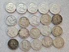 lot of 20 Ben Franklin Silver Half Dollars