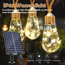 8M Solar Fairy Lights Outdoor Garden LED Shatterproof Bulbs Solar String Lights