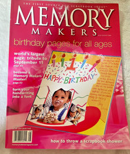 MEMORY MAKERS MAGAZINE - July/August 2002 - NEW, Vintage  NLA