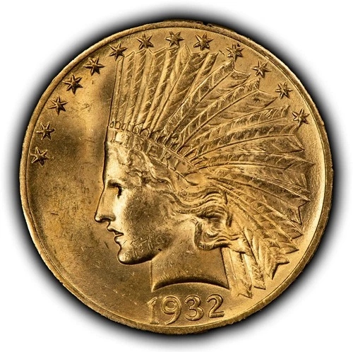 1932 G$10 Indian Head Gold Eagle - Luster - UNC - SKU-G6278